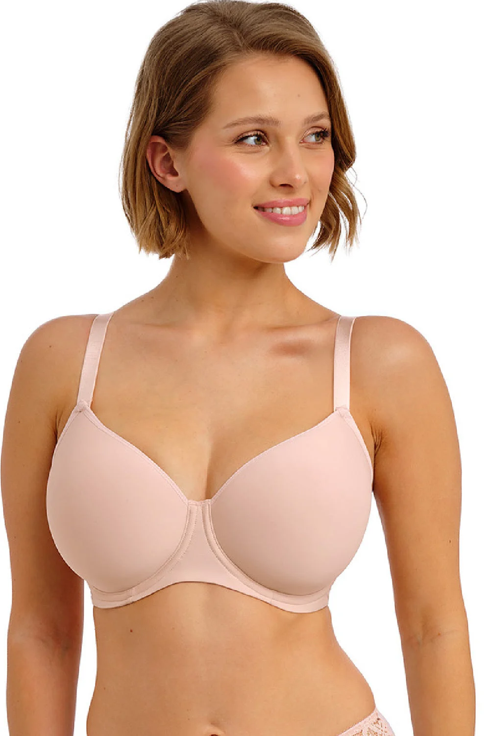 Freya Essentially Smooth Moulded T-Shirt Bra, Cameo (AA404432)