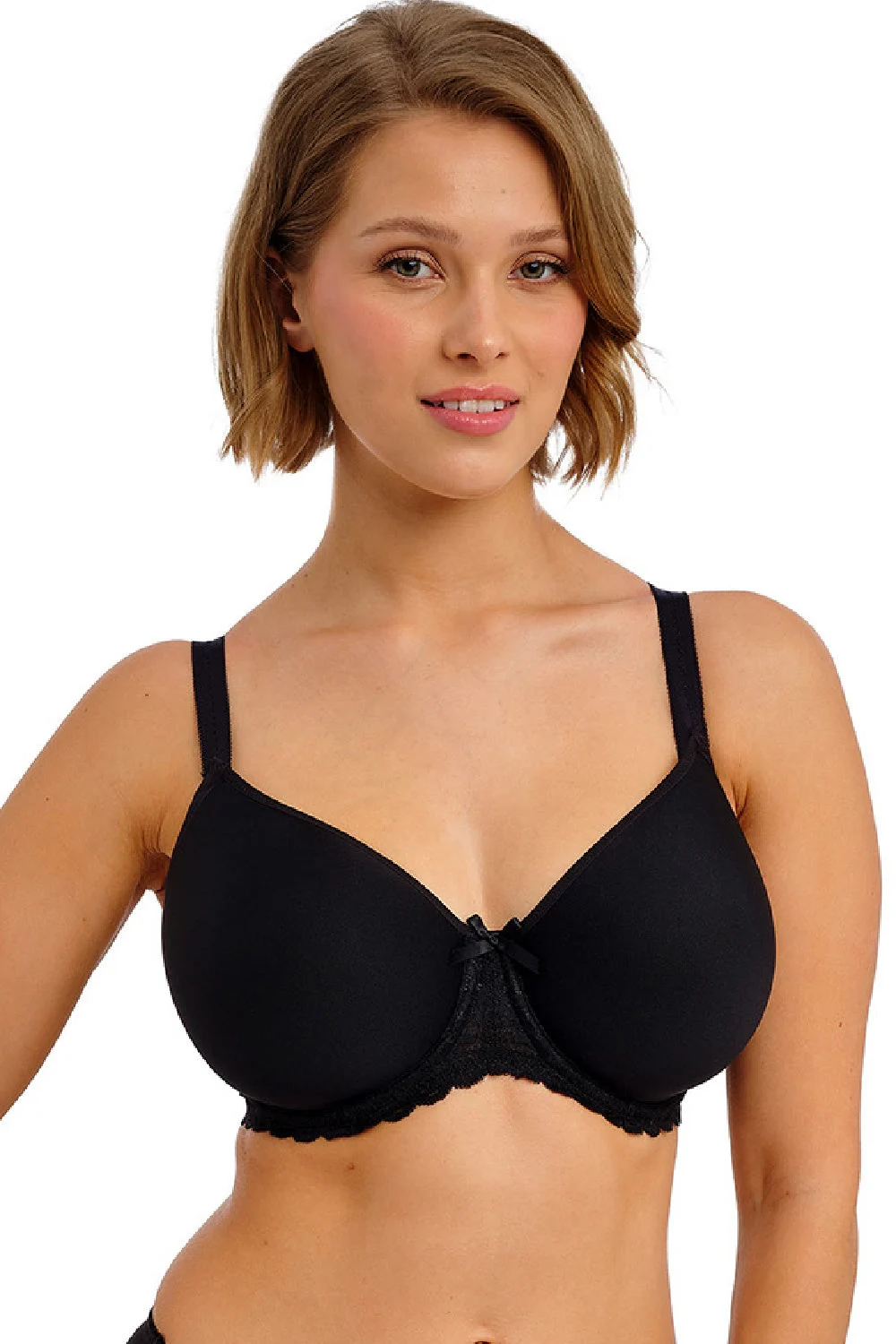 Freya Quinn Moulded Spacer Bra, Black (AA404310)