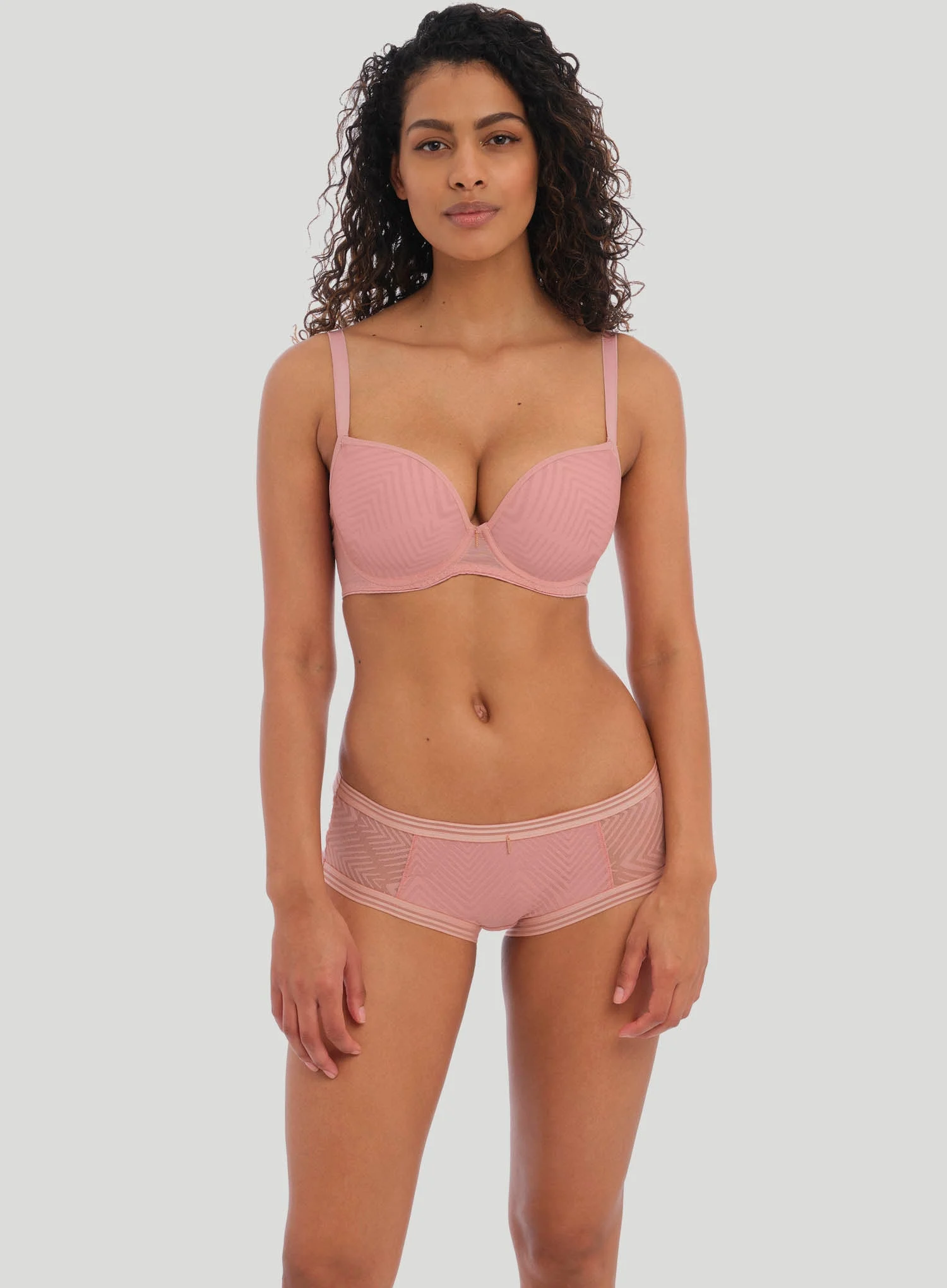 Freya: Tailored Short Ash Rose