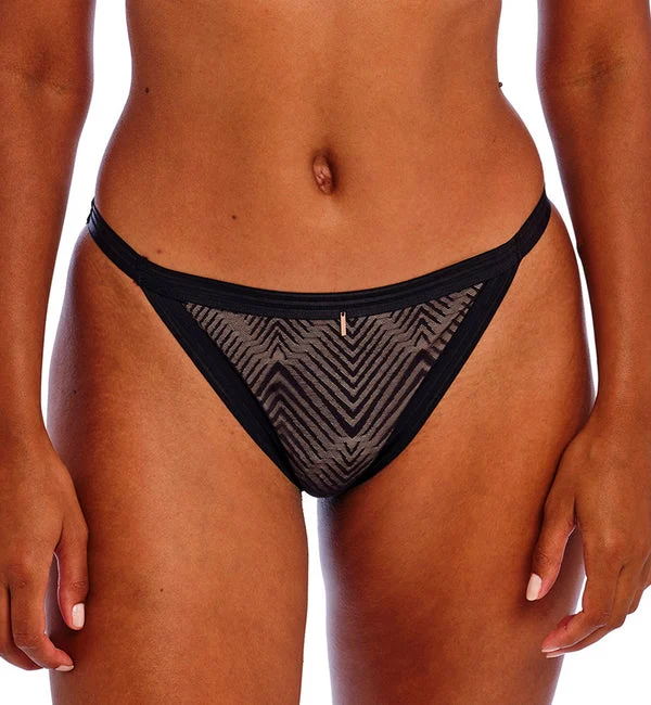Freya Tailored String Bikini Brief (401150) - Black