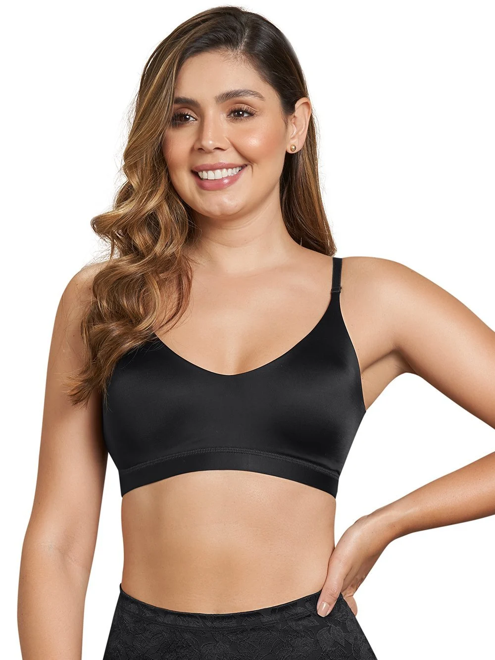 Full Coverage Comfy Bra with Removable Contour Padding - Ultra-Light Bra
