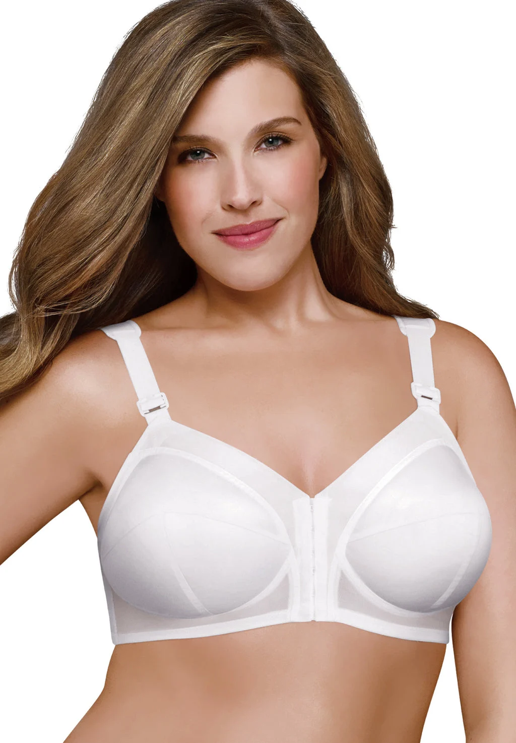 Fully Classic Wireless Full-Coverage Bra with Front Closure