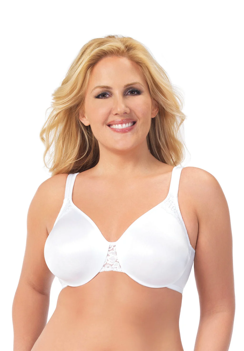Fully Minimizer Underwire Full-Coverage Bra with Back Closure & Lace