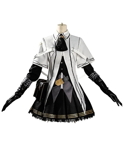 Game Arknights Arturia Skin Halloween Cosplay Costume Full Set