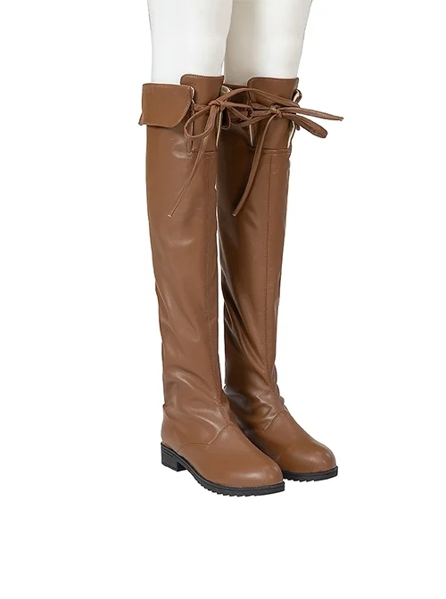 Game Dragon's Dogma 2 Doireann Halloween Cosplay Accessories Brown Boots