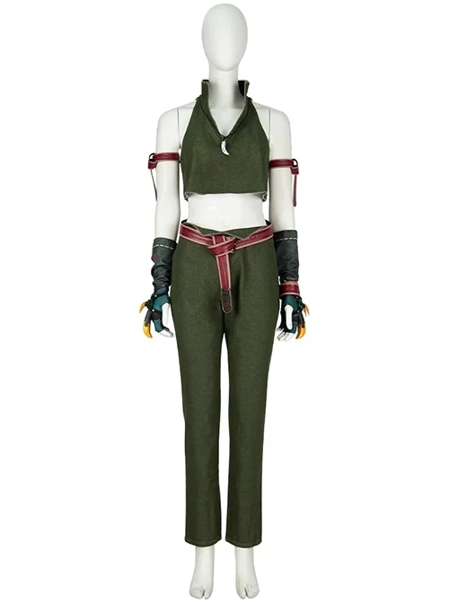Game Final Fantasy VII Ever Crisis Tifa Lockhart Halloween Cosplay Costume Set Without Boots Without Props Claws