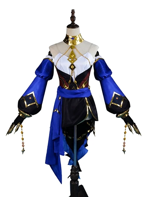 Game Genshin Impact Layla Halloween Cosplay Costume Full Set