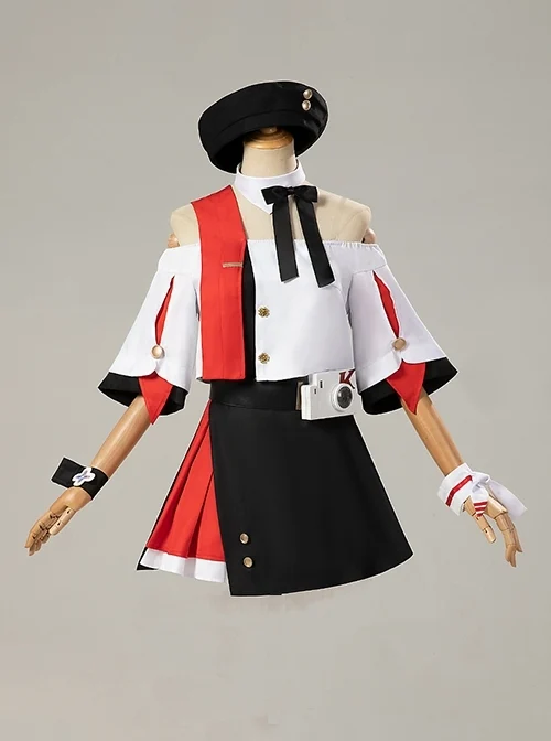 Game Honkai Star Rail KFC Collaboration March 7th Outfit Halloween Cosplay Costume Full Set