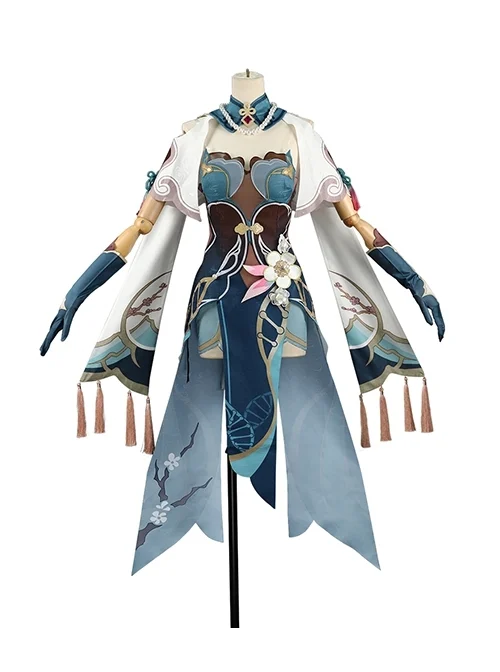 Game Honkai Star Rail Ruan Mei Halloween Cosplay Costume Set