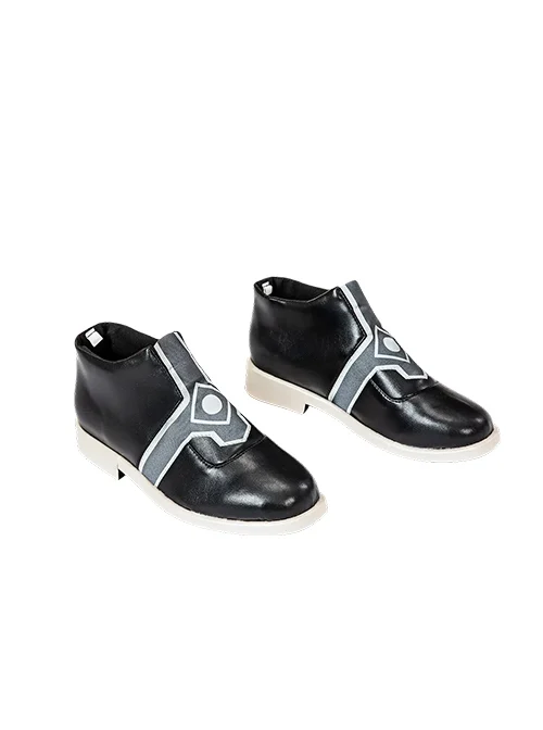 Game Honkai Star Rail Sunday Halloween Cosplay Accessories Black Leather Shoes