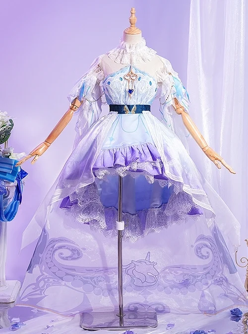 Game Honor Of Kings Da Qiao Love Flower Wedding Dress Halloween Cosplay Costume Full Set