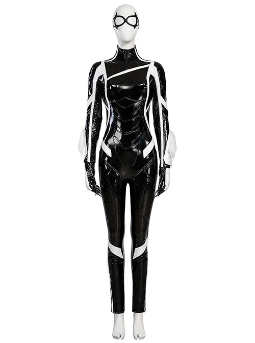Game Spider-Man 2 Black Cat Felicia Hardy Halloween Cosplay Costume Set Without Boots