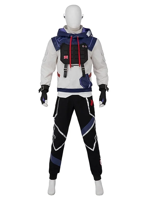 Game Valorant Iso Halloween Cosplay Costume Set Without Shoes