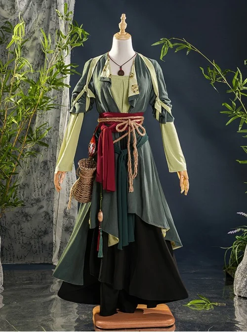 Game Where Winds Meet Ying Ying Halloween Cosplay Costume Full Set