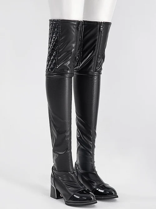 Game Wuthering Waves Female Rover Outfit Halloween Cosplay Accessories Black Boots