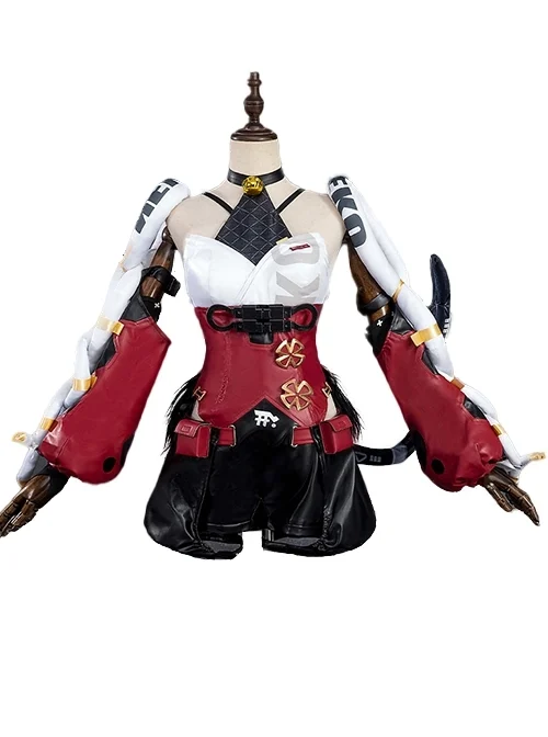 Game Zenless Zone Zero Mana Nekomiya Halloween Cosplay Costume Full Set