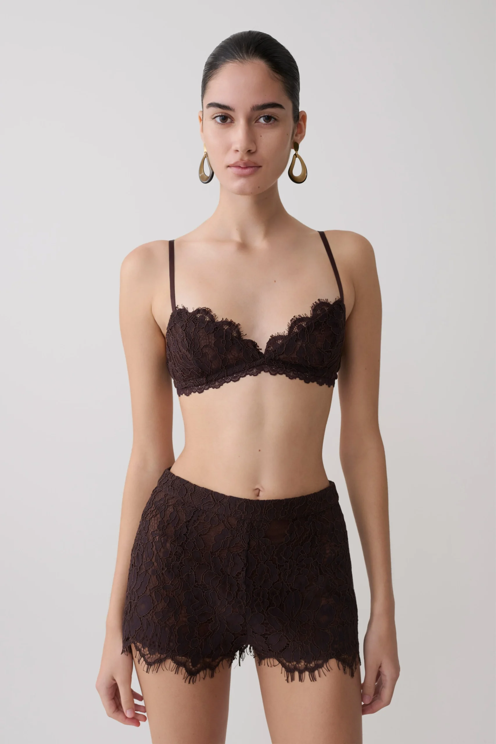 GigiLace Bralette - Dark Chocolate