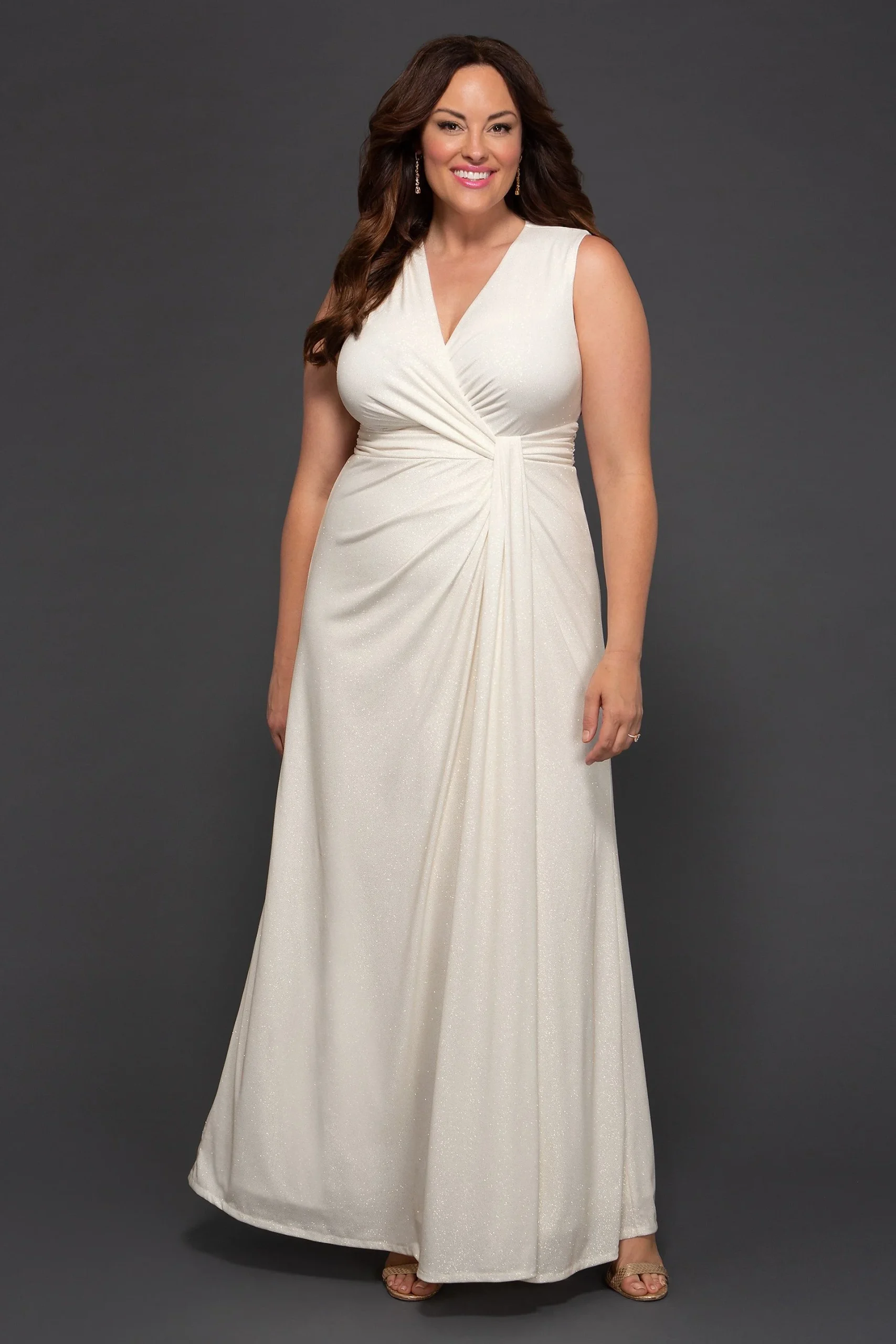 Gilded By Moonlight Plus Size Wedding Dress