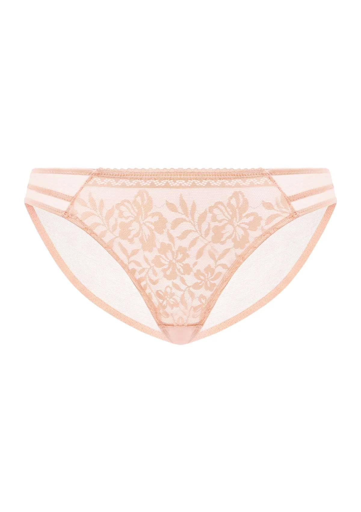 Gladioli Floral Lace Bikini Underwear