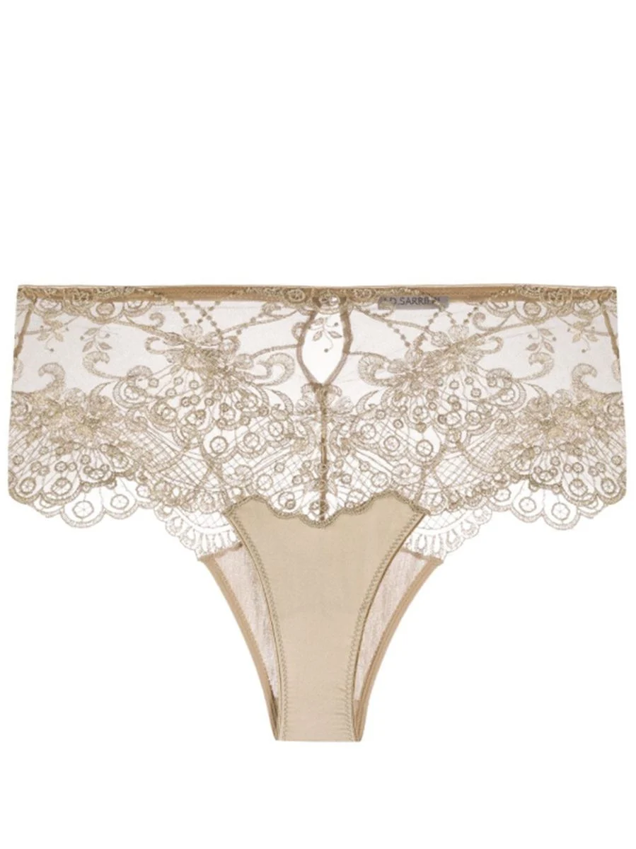 Gold High-Waisted Brief