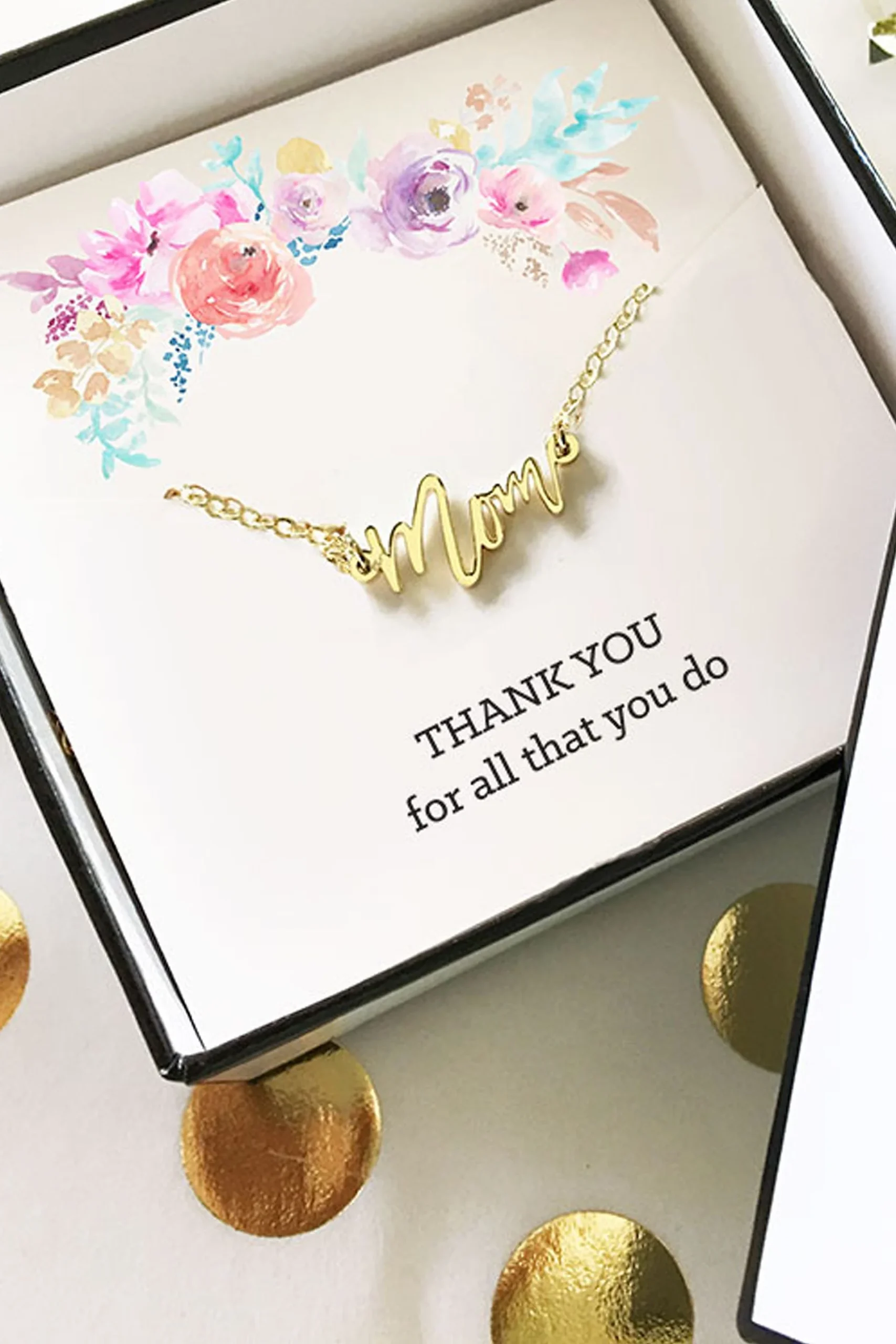 Gold Mom Necklace