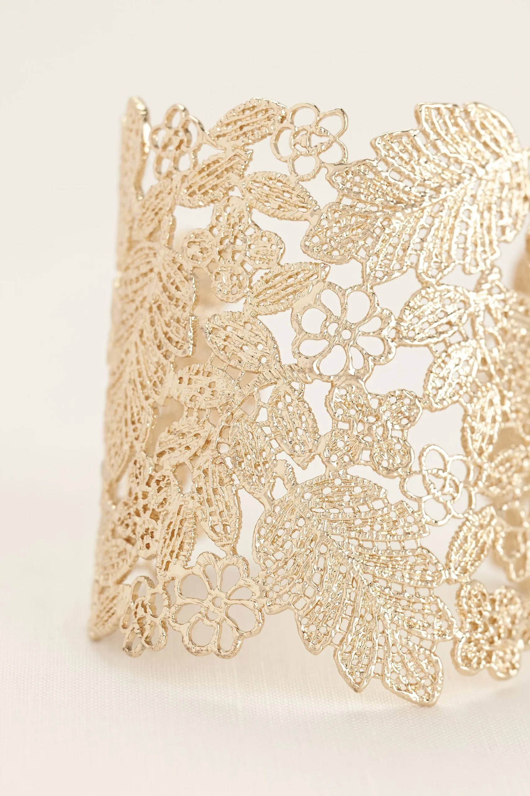 Golden Filigree Cuff