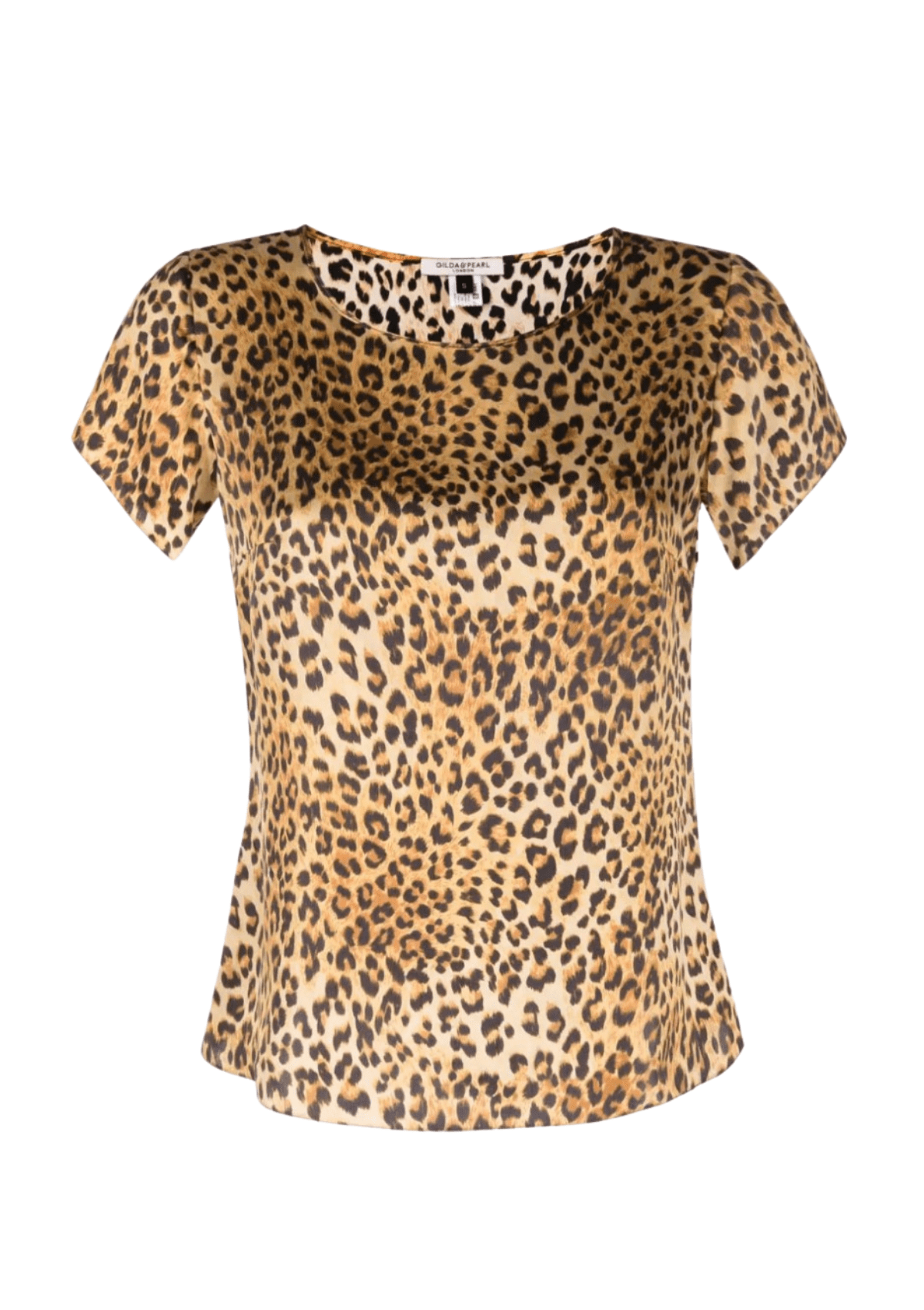 Golden Hollywood Silk Top