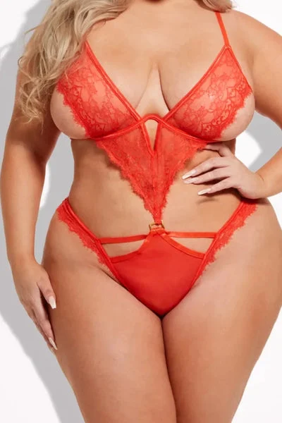 GRENADINE GALLOON LACE LINGERIE SET