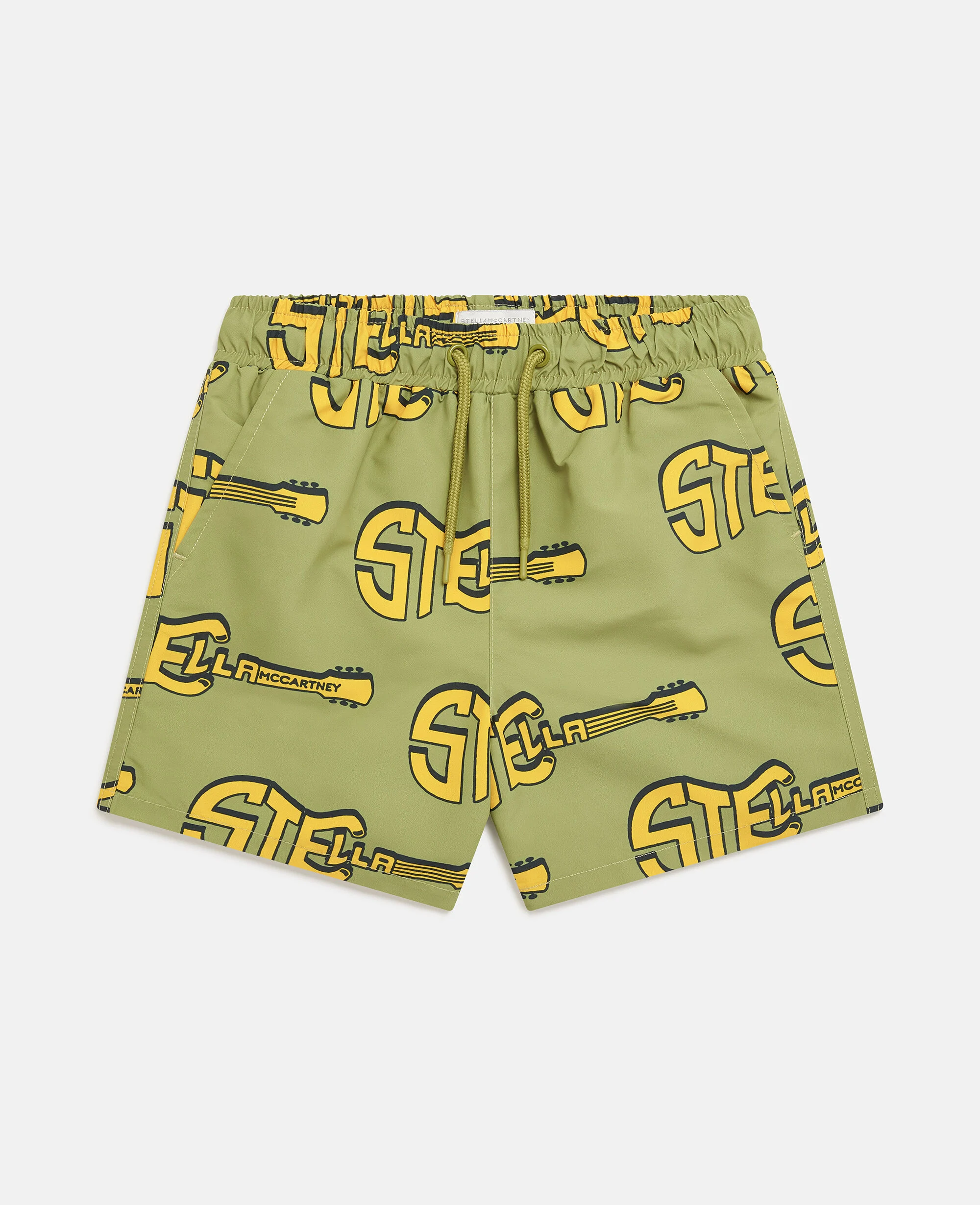 Guitar Print Swim Shorts