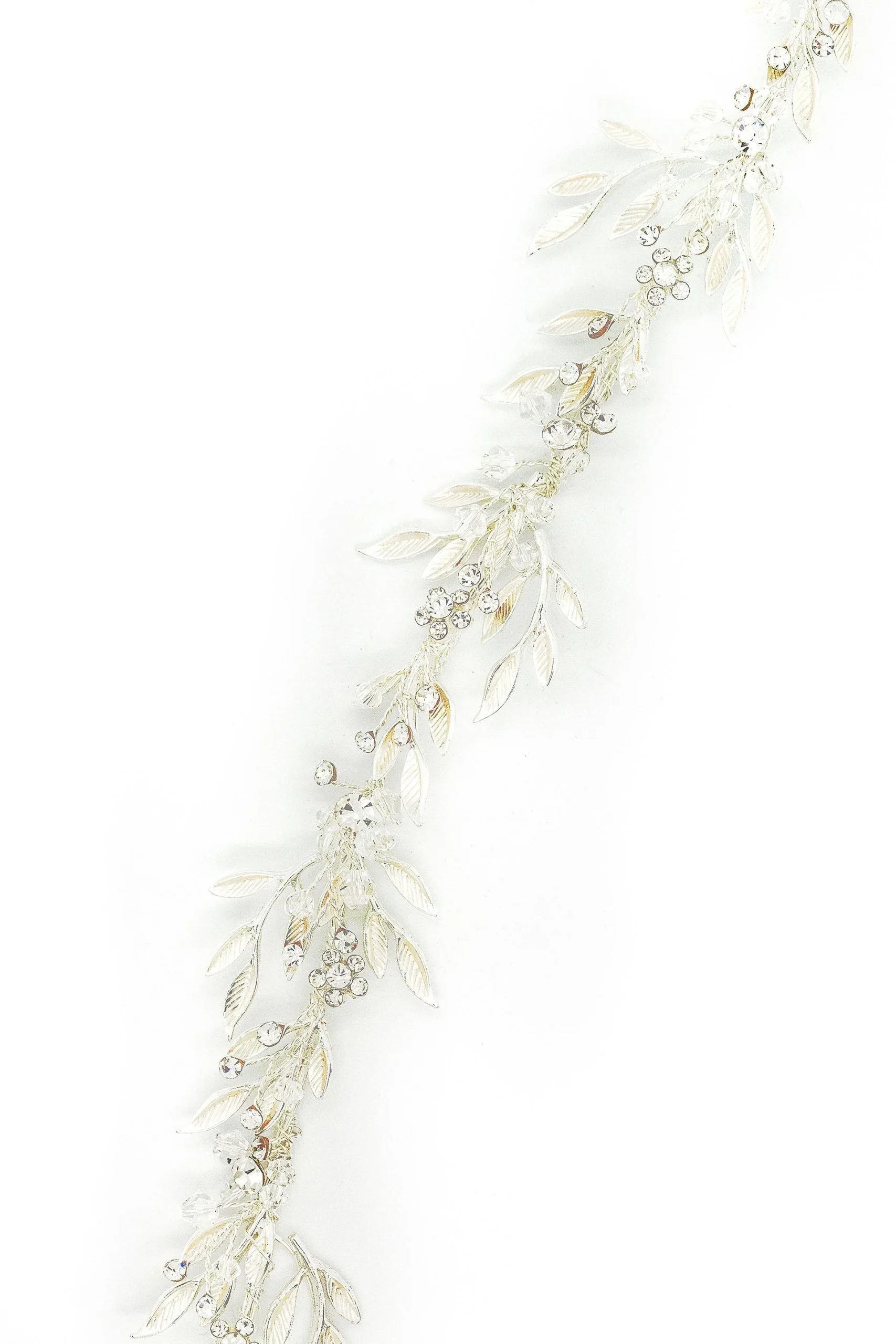 Hadley Hand-Painted Leaf Sash with Ties