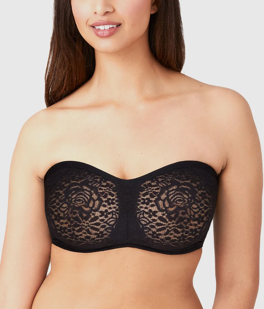 Halo Lace Strapless Underwire Bra