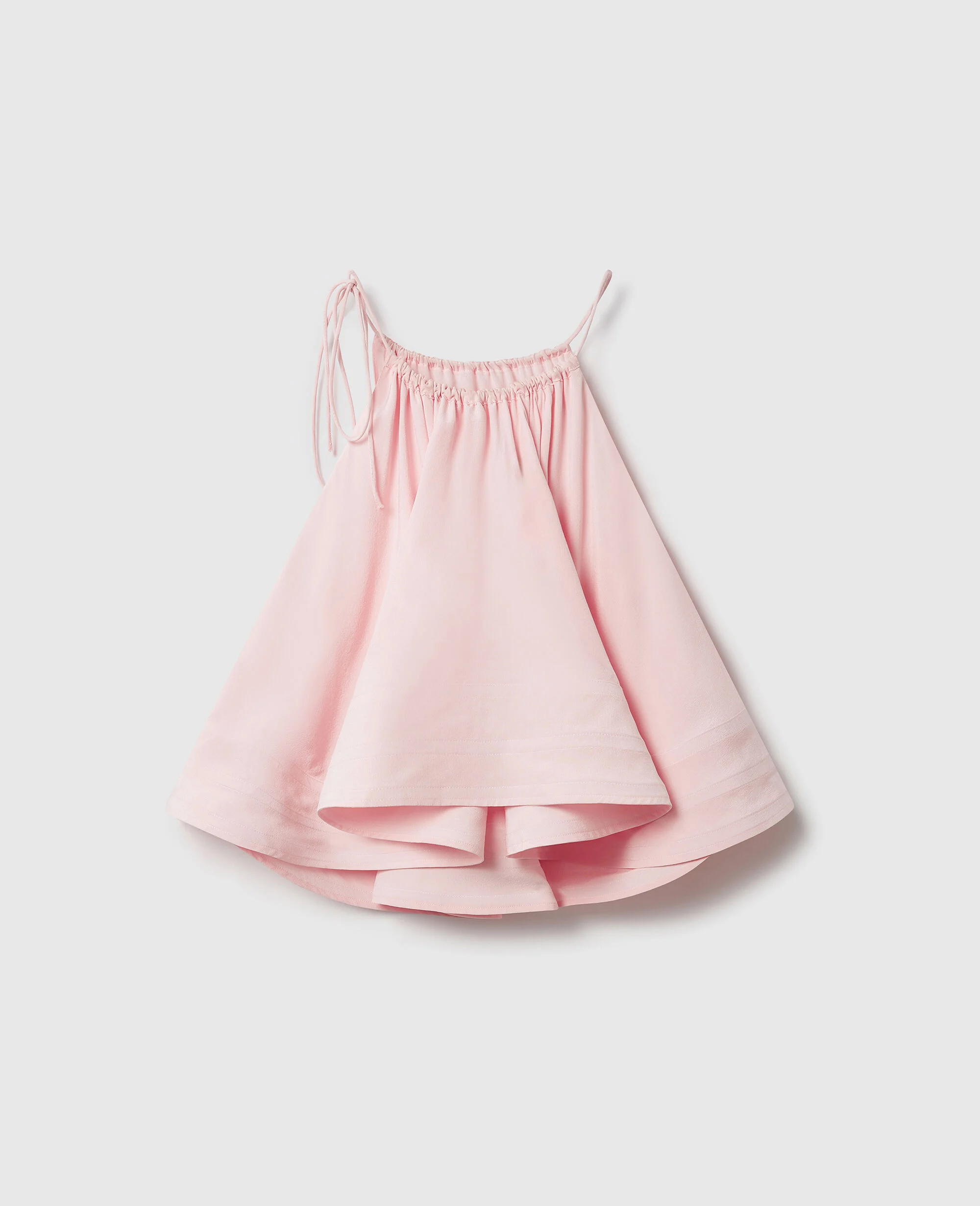 Halterneck Sleeveless Frill Top