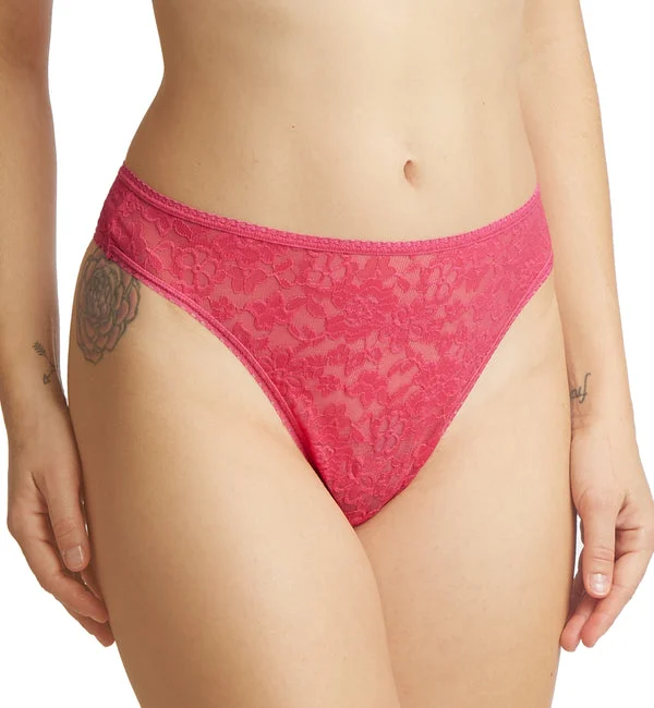 Hanky Panky Daily Lace High Cut Thong (771851) - Starburst