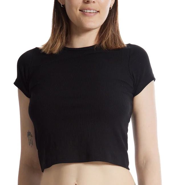 Hanky Panky Eco Rib Babydoll Tee (67T511) - Black