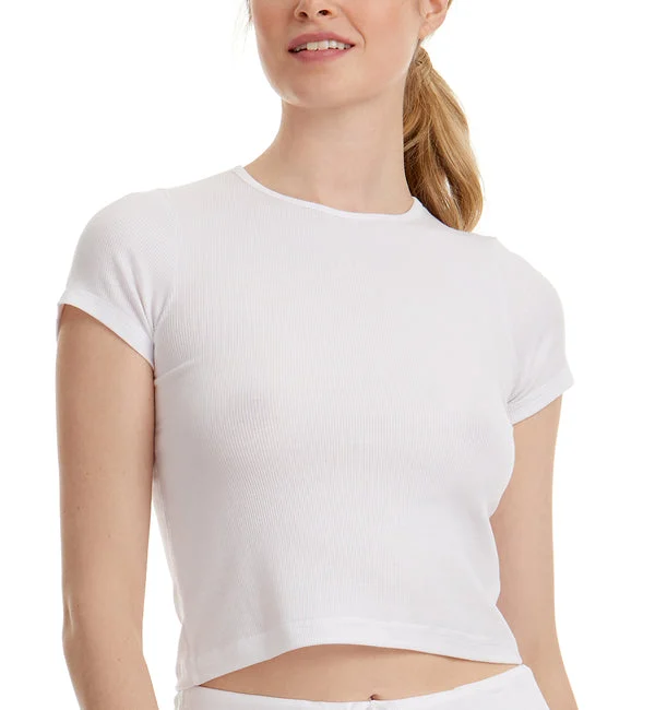 Hanky Panky Eco Rib Babydoll Tee (67T511) - White
