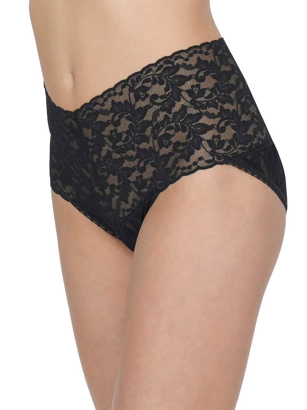 Hanky Panky Retro High WaistedLace V-kini Plus Size Panties