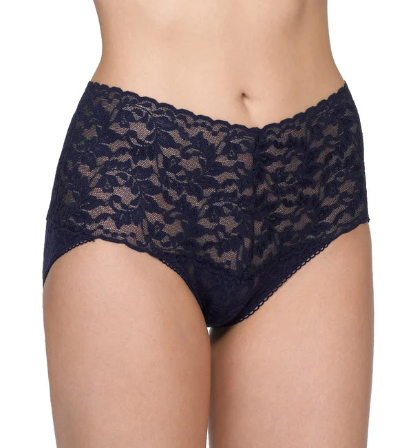 Hanky Panky Retro Lace V-kini (9K2124) - Navy