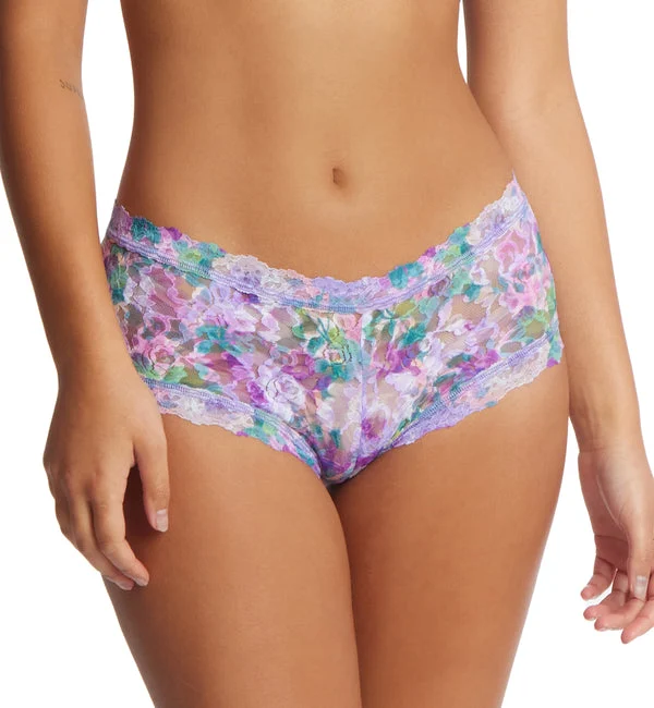 Hanky Panky Signature Lace Printed Boyshort (PR4812P) - Bathe In Petals