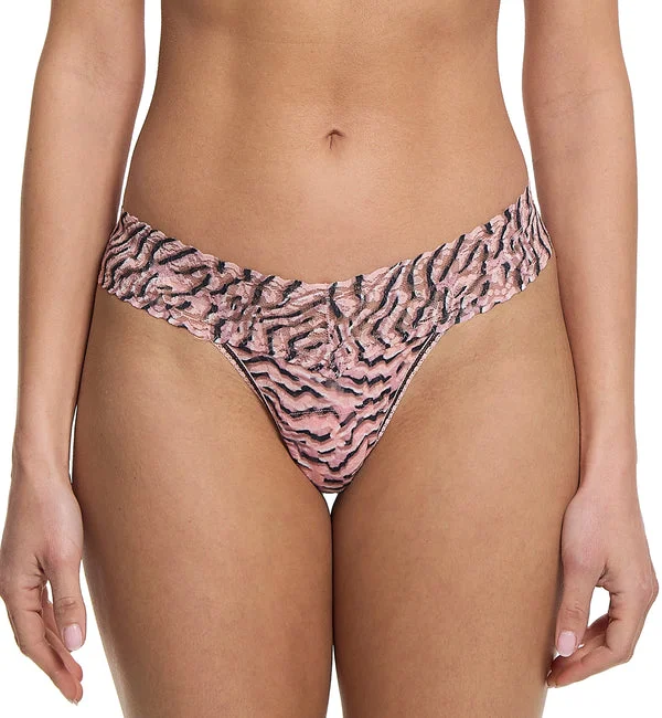 Hanky Panky Signature Lace Printed Low Rise Thong (PR4911P) - Offbeat
