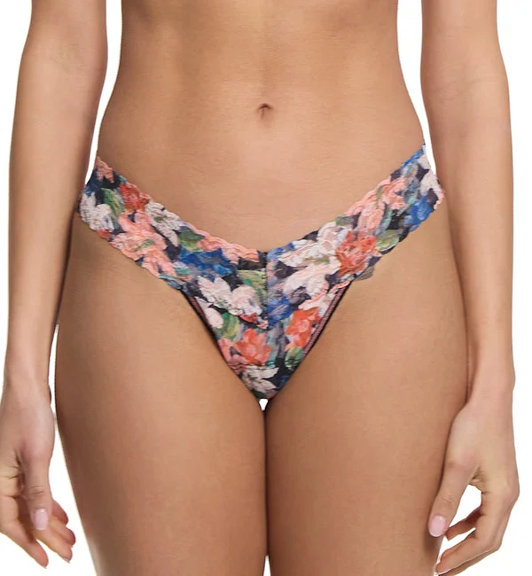 Hanky Panky Signature Lace Printed Low Rise Thong (PR4911P) - Wonderous
