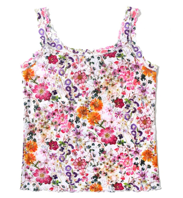 Hanky Panky Signature Lace Printed Unlined Camisole PLUS (PR1390LX) - Pressed Bouquet