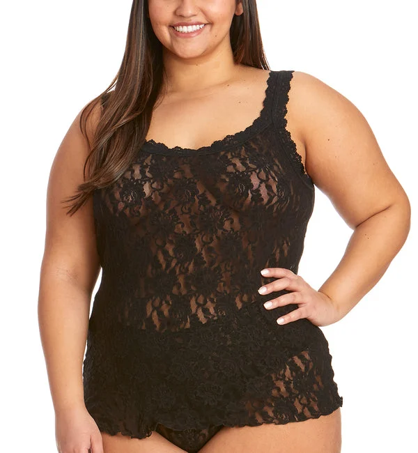 Hanky Panky Signature Lace Unlined Camisole PLUS (1390LX) - Black