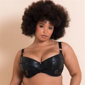 Harnessed Padded Half Cup Bra