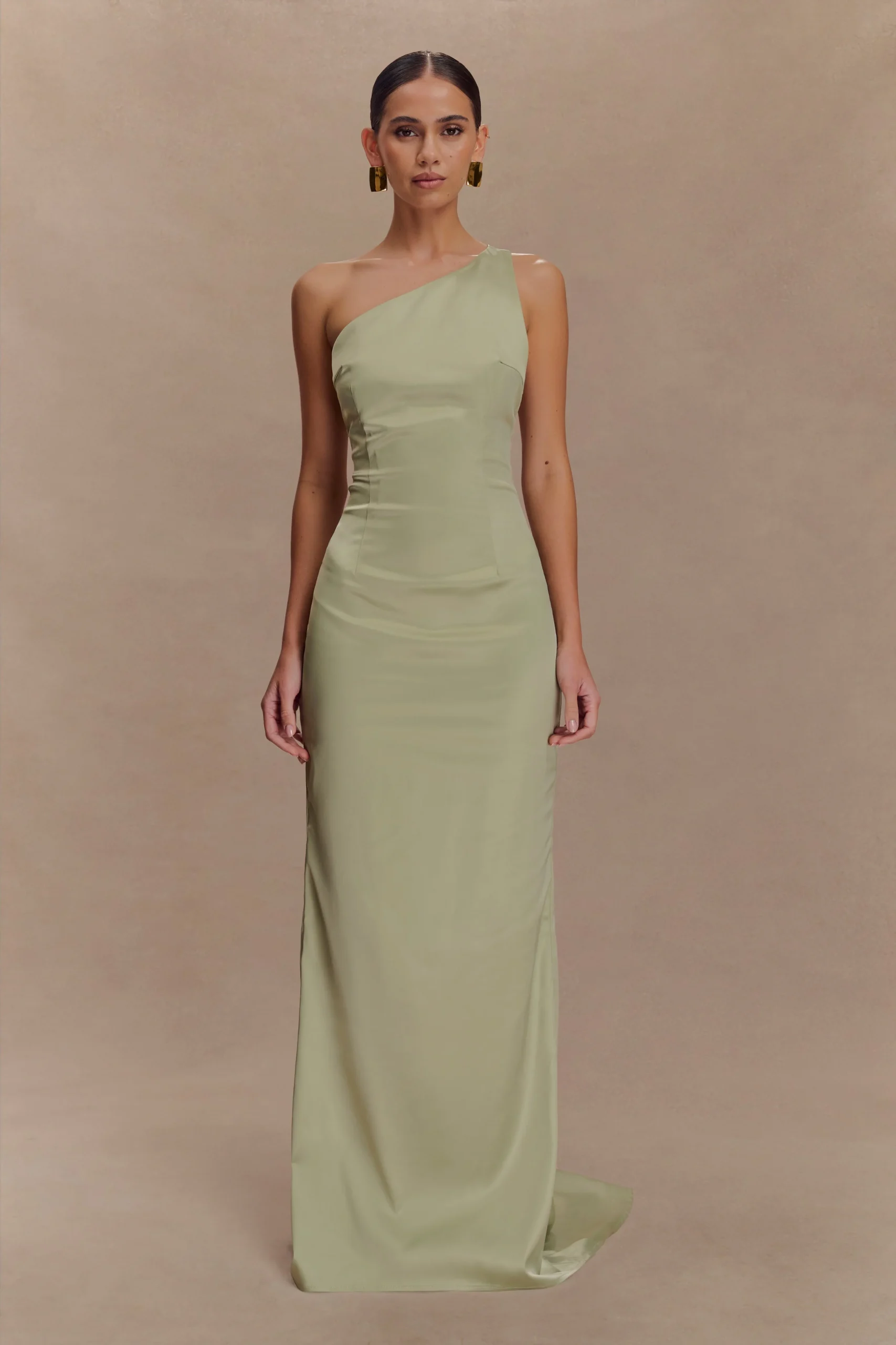 HarperOne Shoulder Gown - Sage