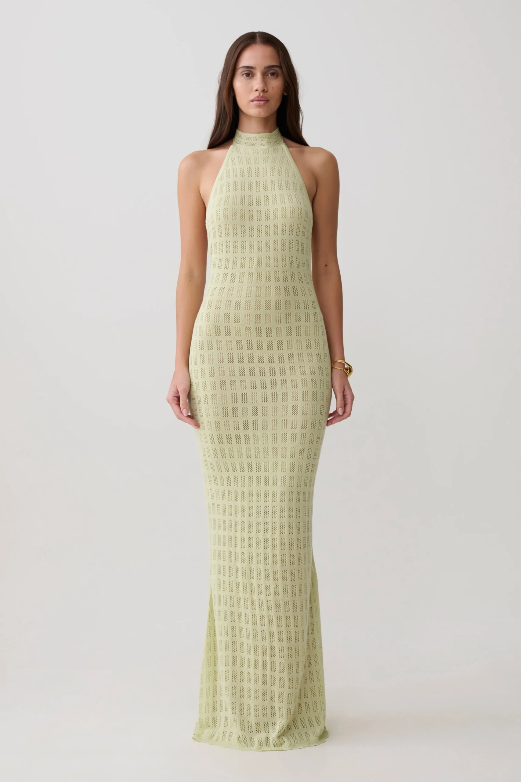 HayleyHalter Knit Maxi Dress - Seafoam