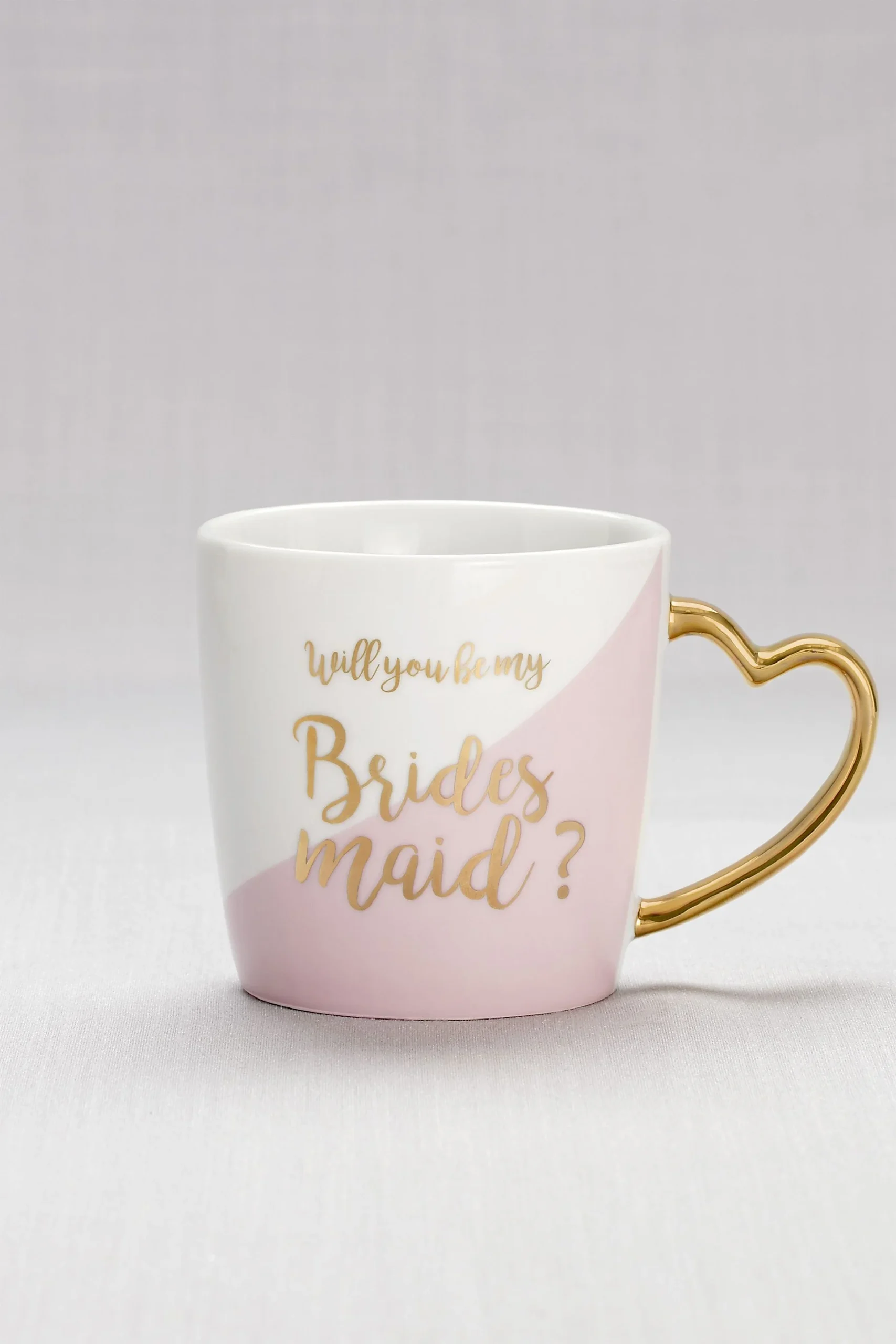 Heart-Handled Bridesmaid Mug