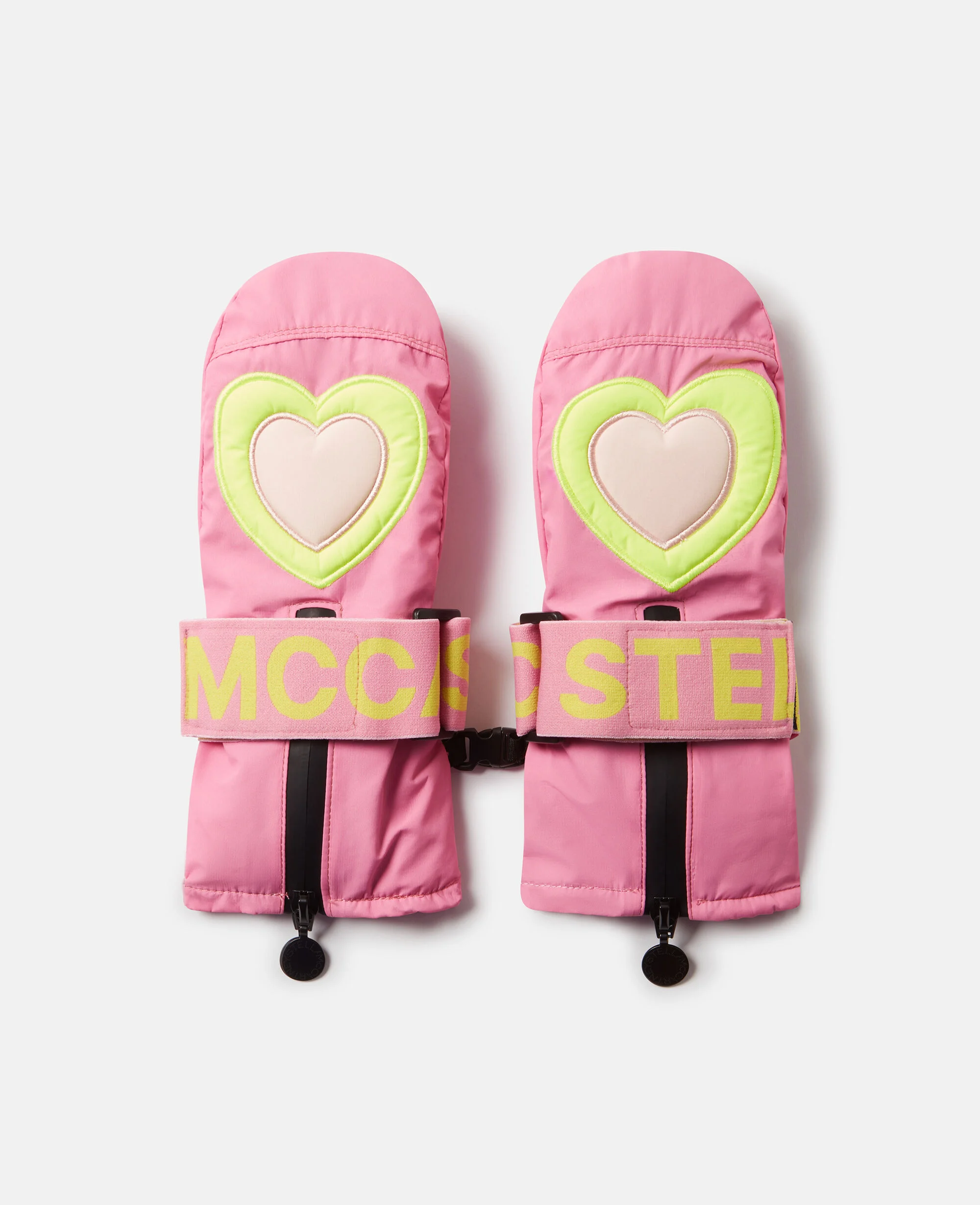 Heart Print Ski Gloves
