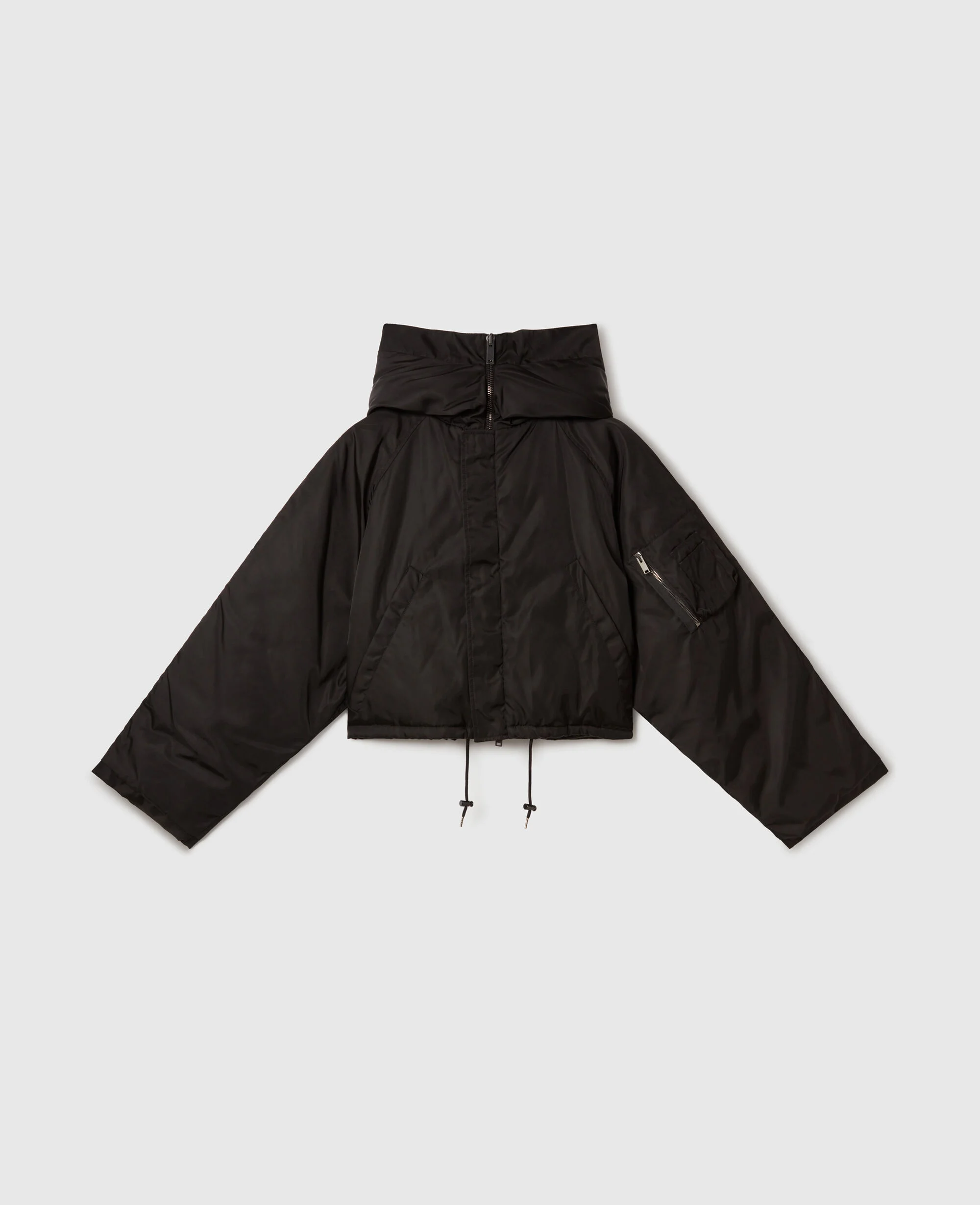 High-Neck Long-Sleeve Jacket