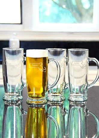 Home State Craft Beer Mugs Set of 4