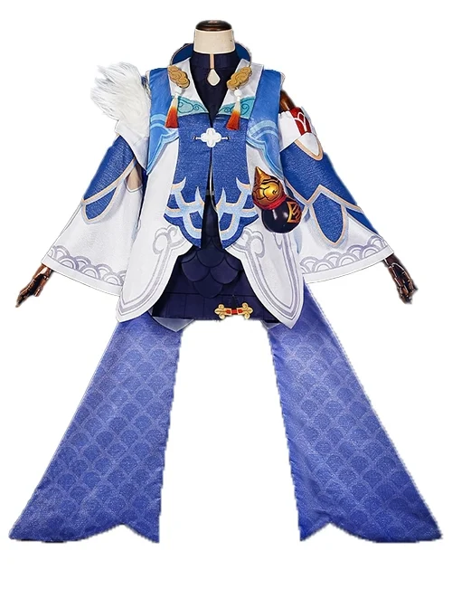 Honkai Star Rail Adventure Strategy Game Bailu Halloween Cosplay Costume SetWithout Tail Without Headgear Corners Without Gourd